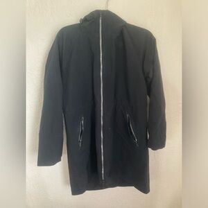 Athleta Black Rain Parka